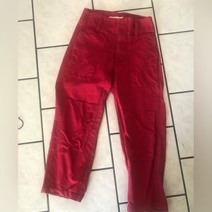 Caron Callahan red pants size 6